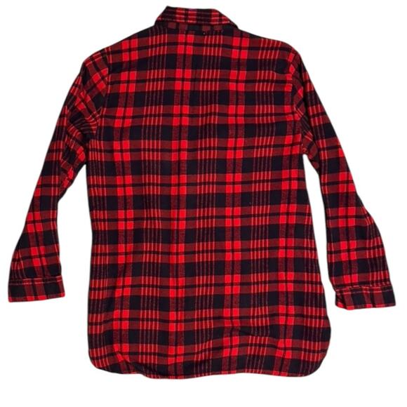 Mud Pie Women's Black and Red Flannel Shirt - Picture 4 of 4
